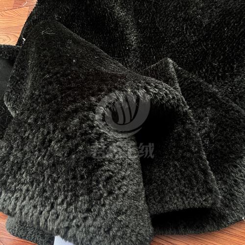 毛絨布 短毛絨 全滌噴花剪花汽蒸毛 毛絨布料 羊剪絨平剪絨割圈絨